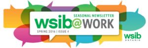 WSIB Newsletter - Spring 2016